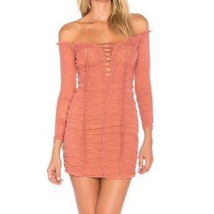 DARLING DRESS DEEP BLUSH | MAJORELLE WOMENS DRESSES